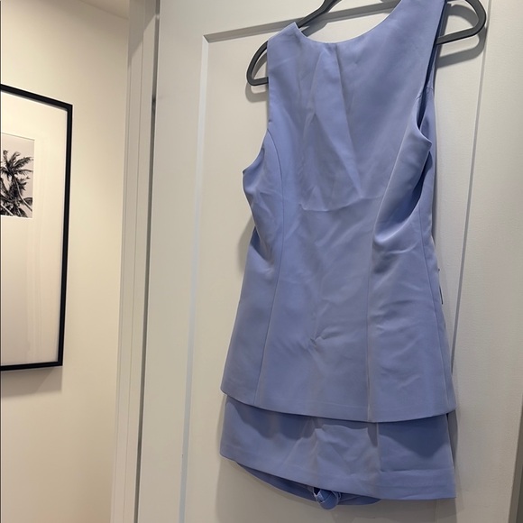 NWOT Amanda Uprichard Kya Romper Lavender Sz Medium - Picture 6 of 6